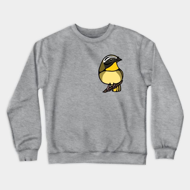 Common Yellowthroat Warbler Graphic Crewneck Sweatshirt by New World Aster 